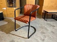 Cuchara leren eetkamerstoelen (4x) - afbeelding 1 van  9