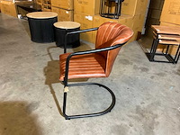 Cuchara leren eetkamerstoelen (4x) - afbeelding 8 van  9