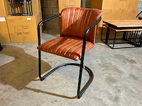 Cuchara leren eetkamerstoelen (6x) - afbeelding 3 van  9