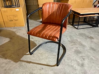 Cuchara leren eetkamerstoelen (6x) - afbeelding 4 van  9