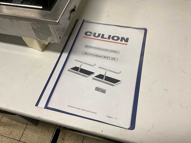 Culion whpl 600 inbouw warmhoudplaat - afbeelding 6 van  8