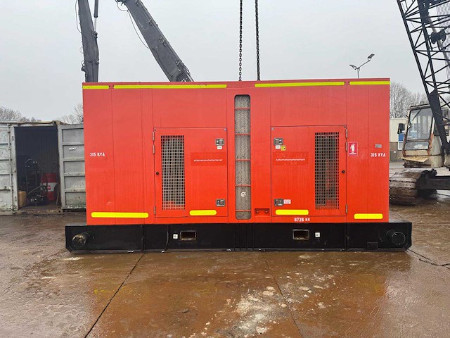Cummings c350d5 315kva noodstroomaggregaat - afbeelding 1 van  11