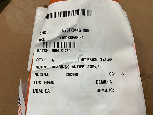 Cummins bearing (6x) - afbeelding 5 van  5