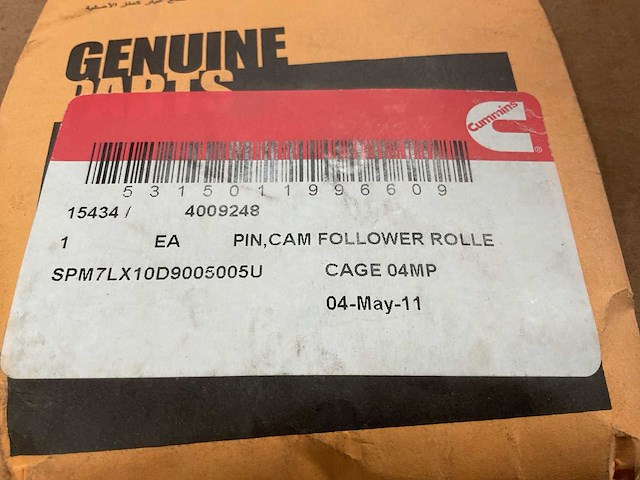 Cummins cam follower pin (10x) - afbeelding 5 van  6