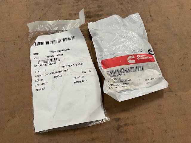 Cummins filler opening cap - afbeelding 1 van  2