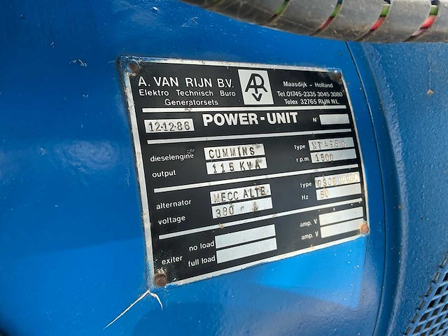 Cummins nt495g aggregaat - afbeelding 16 van  17