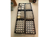 Cup and saucer handpainted (98x) - afbeelding 2 van  6