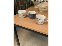 Cup and saucer handpainted (98x) - afbeelding 6 van  6