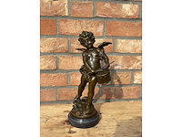 Cupido sculptuur 32 cm hoog - afbeelding 2 van  2