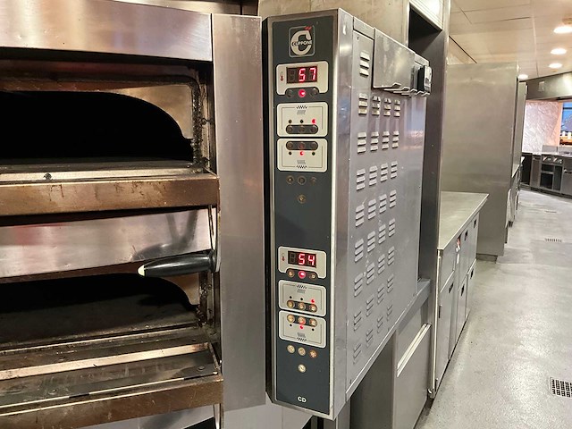 Cuppone - caravaggio cr835/2cd-c5 - mobiele elektrische pizzaoven - afbeelding 7 van  13