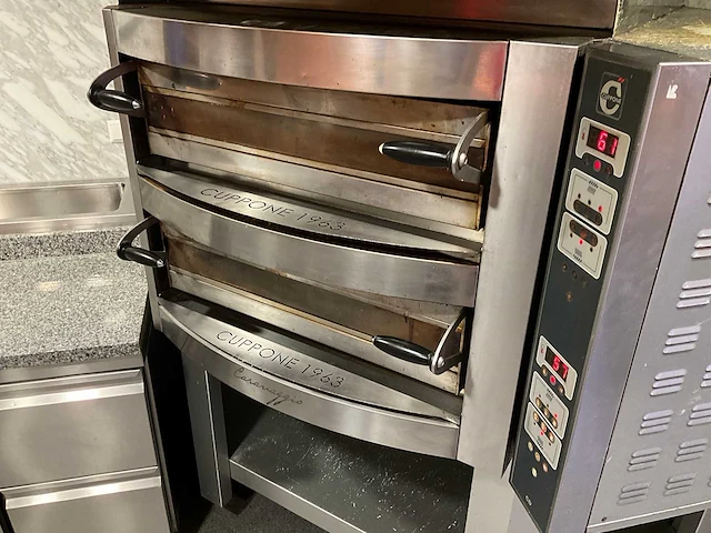 Cuppone - caravaggio cr835/2cd-c5 - mobiele elektrische pizzaoven - afbeelding 3 van  13