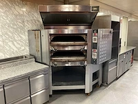 Cuppone - caravaggio cr835/2cd-c5 - mobiele elektrische pizzaoven