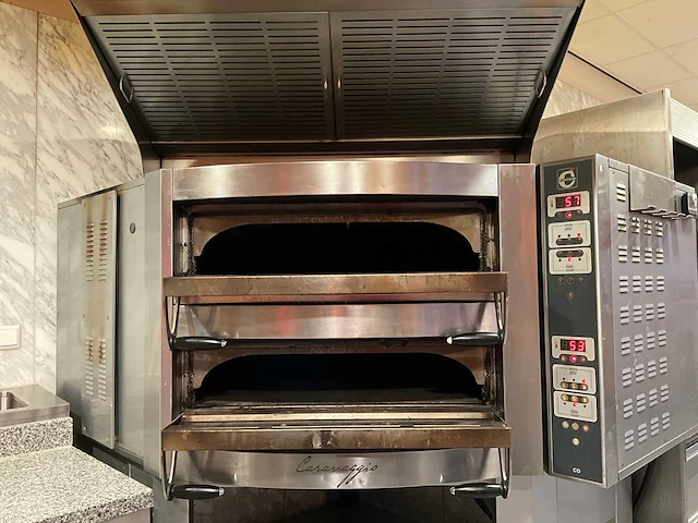 Cuppone - caravaggio cr835/2cd-c5 - mobiele elektrische pizzaoven - afbeelding 7 van  13