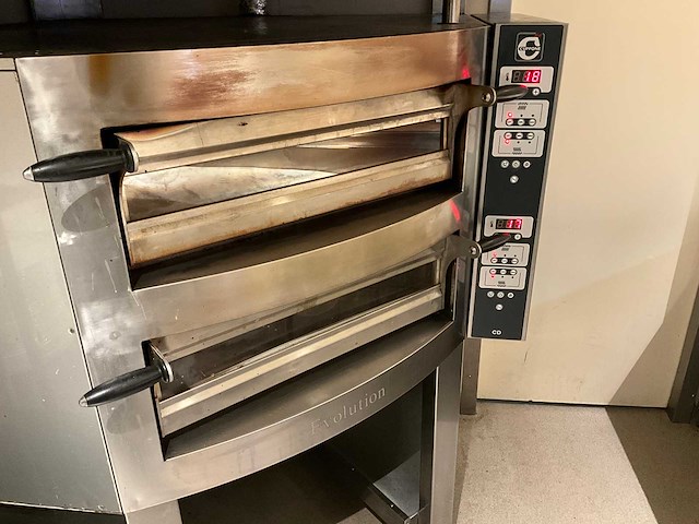 Cuppone - evolution 835/2cd-c5-cp - mobiele pizza-oven - afbeelding 4 van  17