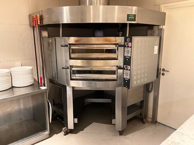 Cuppone - evolution 835/2cd-c5-cp - mobiele pizza-oven - afbeelding 1 van  17