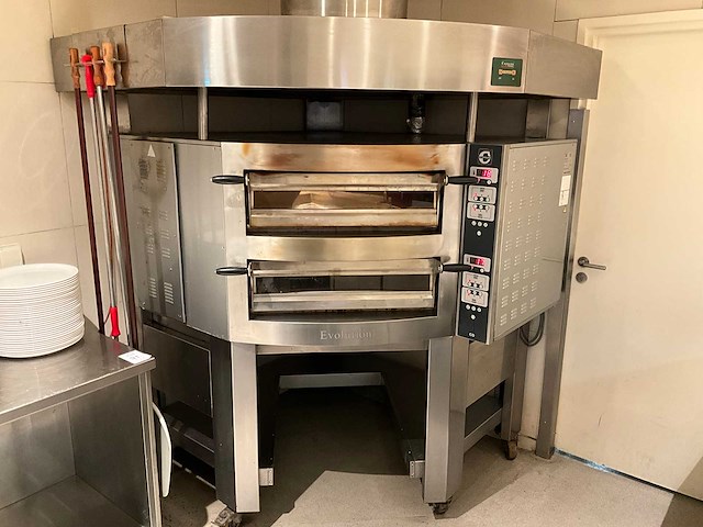 Cuppone - evolution 835/2cd-c5-cp - mobiele pizza-oven - afbeelding 13 van  17
