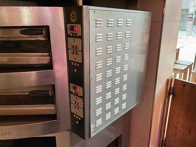 Cuppone - evolution 835/2cd-c5-cp - mobiele pizza-oven - afbeelding 13 van  14