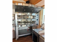 Cuppone michelangelo - dubbele professionele pizzaoven met afzuigkap en pizzascheppen - afbeelding 7 van  14