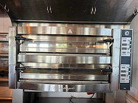 Cuppone michelangelo - dubbele professionele pizzaoven met afzuigkap en pizzascheppen - afbeelding 8 van  14