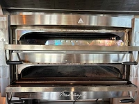 Cuppone michelangelo - dubbele professionele pizzaoven met afzuigkap en pizzascheppen - afbeelding 12 van  14