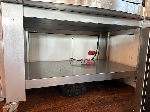 Cuppone michelangelo - dubbele professionele pizzaoven met afzuigkap en pizzascheppen - afbeelding 13 van  14