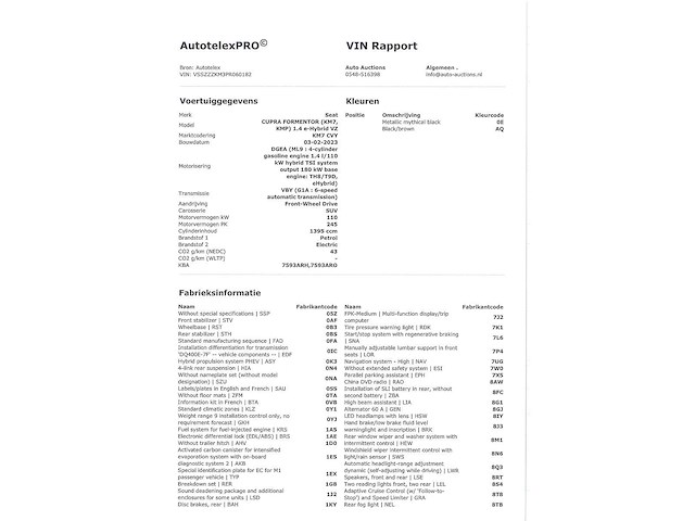 Cupra formentor 1.4 e-hybrid 245pk automaat 2023 - afbeelding 39 van  41
