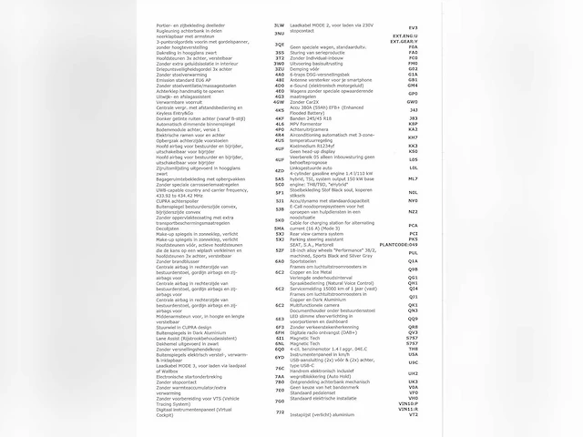 Cupra formentor 1.4 e-hybrid phev 204pk automaat 2023 hybride benzine - afbeelding 40 van  43