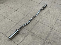 Curl 50mm gelagerd 120cm halterstang - afbeelding 1 van  2