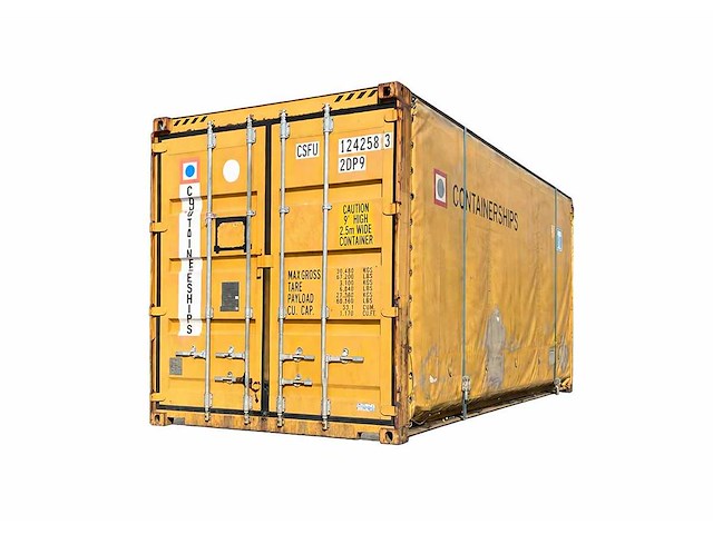 Curtainsider swap body container (20 ft high cube equivalent) - afbeelding 1 van  7