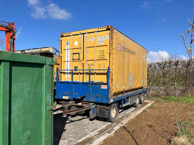 Curtainsider swap body container (20 ft high cube equivalent) - afbeelding 2 van  7