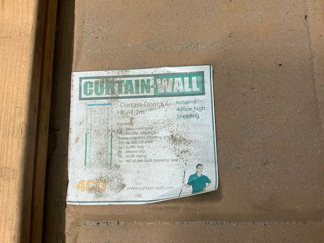 Curtainwall stofwand (2x) - afbeelding 4 van  5