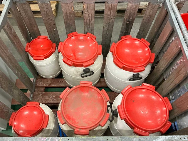 Curtec opslagton met deksel (6x) - afbeelding 1 van  6