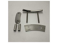 Curved stainless steel cleat - 290178 - afbeelding 3 van  3