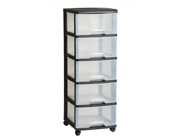 Curver ladesysteem 5x20l met wielen - afbeelding 1 van  1