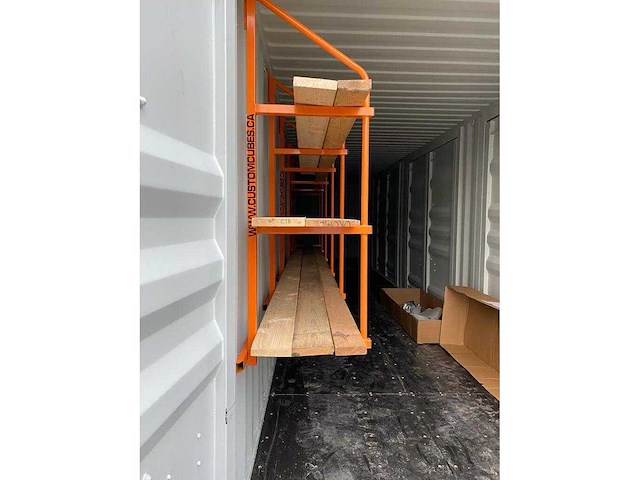 Custom cubes - heavy duty shelving - legbordstellingen voor opslag container (6x) - afbeelding 17 van  22