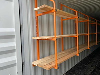 Custom cubes - heavy duty shelving - legbordstellingen voor opslag container (6x) - afbeelding 1 van  6