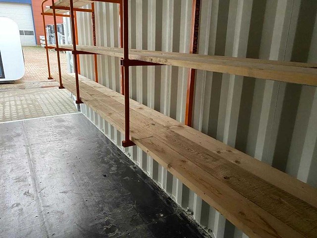 Custom cubes - heavy duty shelving - legbordstellingen voor opslag container (6x) - afbeelding 5 van  6