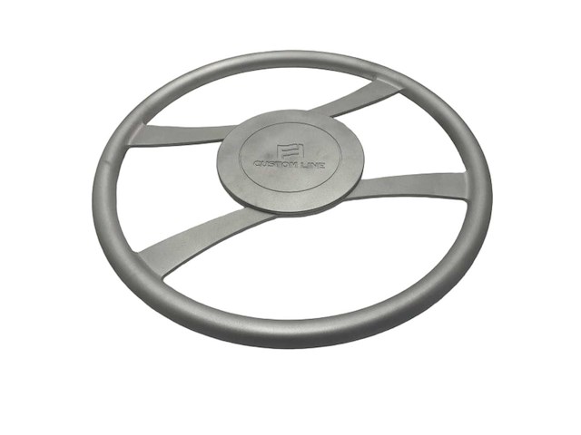 Custom line 550 mm ffcl120 anodized steering wheel with logo - afbeelding 5 van  6