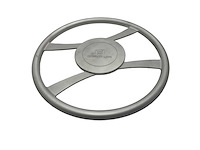 Custom line 550 mm ffcl120 anodized steering wheel with logo - afbeelding 5 van  6