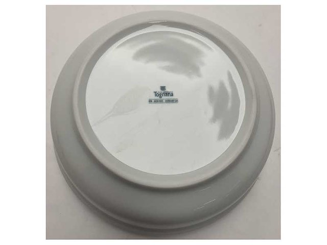 Custom line hoogwaardige duurzame keramische salade kom voor maritiem gebruik - capri geel, 21 cm - afbeelding 2 van  4