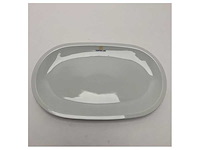 Custom line ovale keramische serveerschaal in capri-geel - duurzaam en maritiem-klaar servies servies - afbeelding 1 van  4