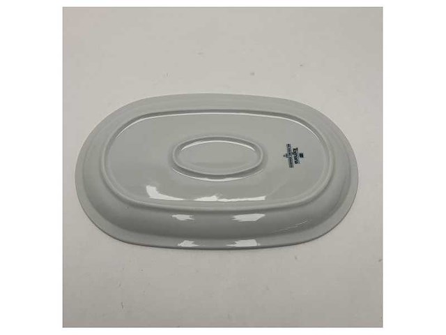 Custom line ovale keramische serveerschaal in capri-geel - duurzaam en maritiem-klaar servies servies - afbeelding 3 van  4