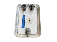 Custom line vertical gunwale flat hatch for marine decks - 425454 - afbeelding 1 van  6