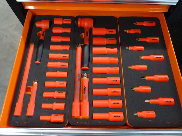 Custor - gereedschapswagen met geisoleerd gereedschap 1000v - afbeelding 4 van  4