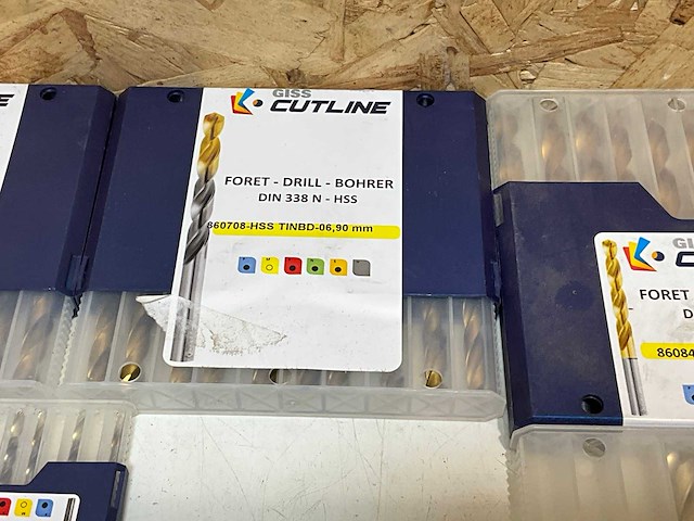 Cutline diverse hss boren (72x) - afbeelding 1 van  5