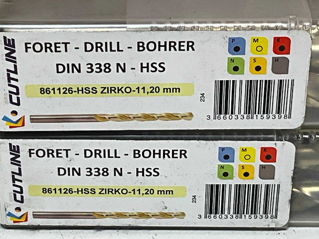 Cutline hss boor 11.2mm (20x) - afbeelding 3 van  3