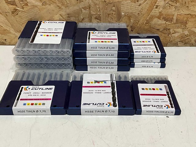 Cutline hss boren diverse maten (140x) - afbeelding 2 van  8