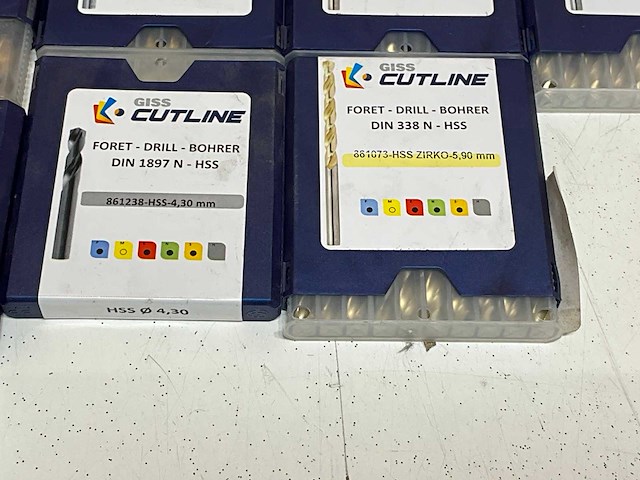 Cutline partij diverse hss en hsse boren (140x) - afbeelding 2 van  12