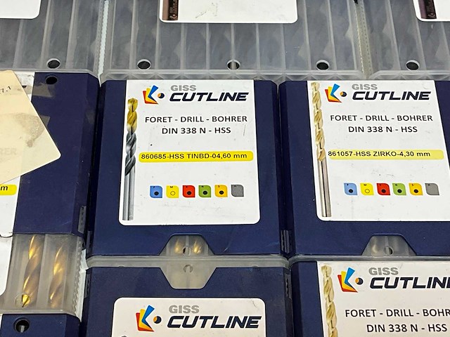Cutline partij diverse hss en hsse boren (140x) - afbeelding 10 van  12