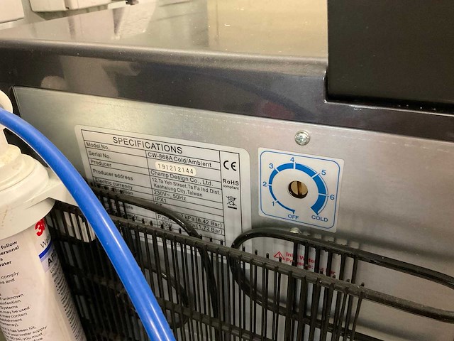 Cw-868a cold/ambient waterkoeler en koelkast - afbeelding 10 van  12